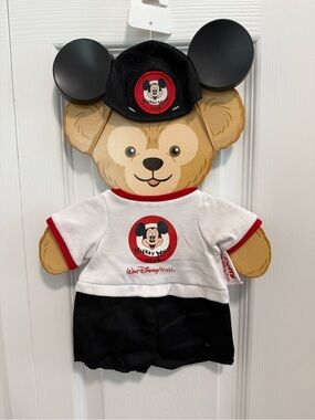 Disney Mickey Mouse Club Duffy Bear Costume - Black, White, Red